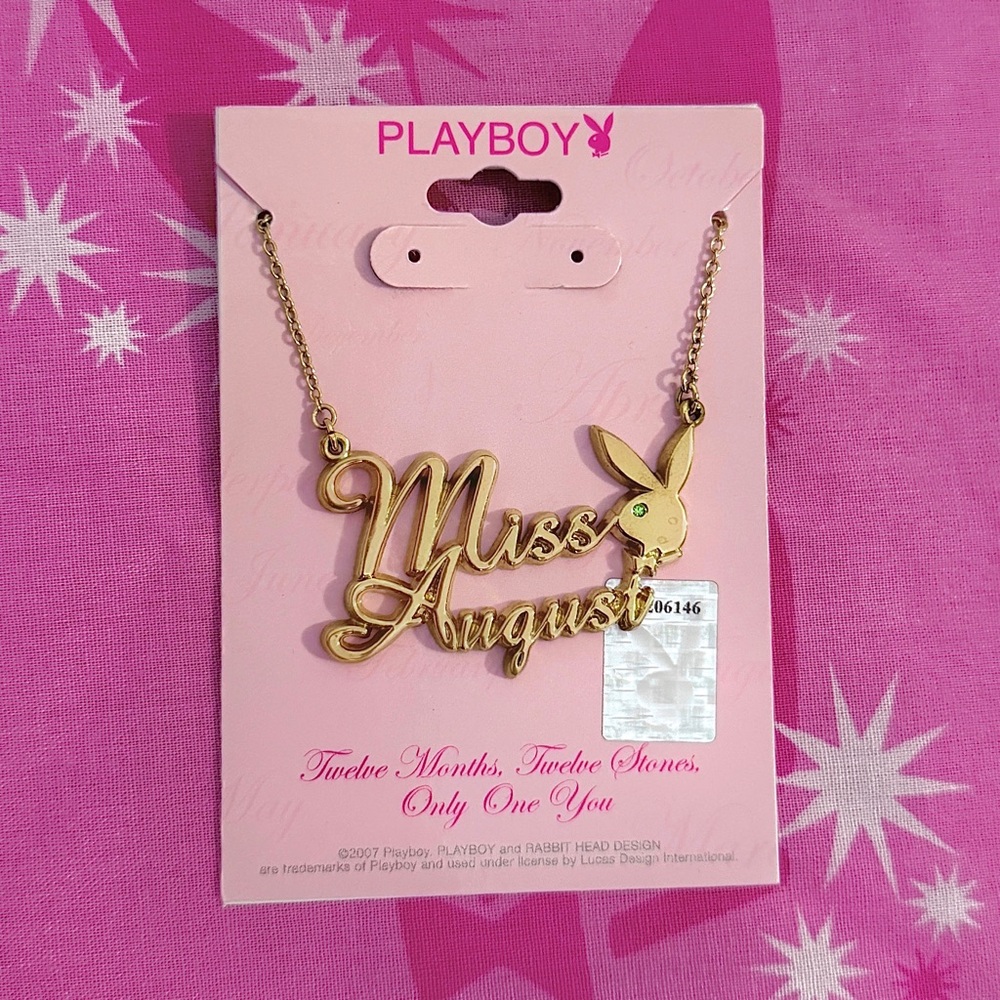 Playboy Miss August Necklace